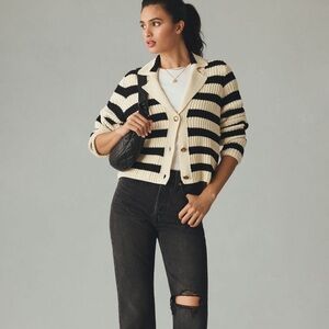 The Greta polo cardigan by Maeve from Anthropologie - size S